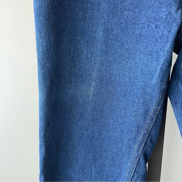Vintage Wrangler Denim Jeans High Rise Longline Size 30 Tall 70s 80s - Picture 10 of 12